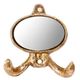 A & B Home 2-Piece Cavendish Mirrored Wall Hooks Set-2