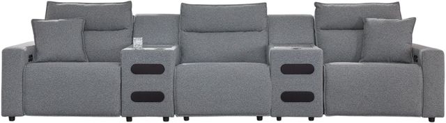 Signature Design by Ashley® Modmax II 5-Piece Pepper/Salt Power Reclining Sectional-0