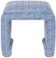 Vanguard® Furniture Vanguard Wimborne Parkland Navy Ottoman-1