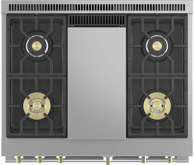 Monogram® Statement Collection 36" Stainless Steel Pro Style Gas Range-3
