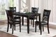 New Classic® Home Furnishings Gia 5-Piece Ebony Rectangular Dining Set-1
