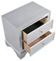 Homelegance® Anatole Silver Nightstand-4