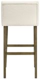 Armen Living Fauna 3-Piece Putty Brown/White Barstool Set-4