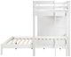 Homelegance® Sloane White Twin over Full Youth Loft Bunk Bed with Chest and Hidden Desk-4