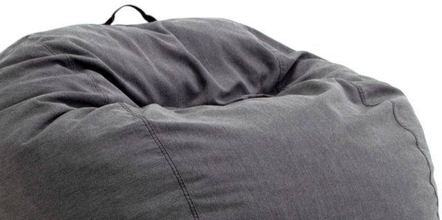 CordaRoy's® Dark Gray Fabric Full Outdoor Bean Bag Chair-2