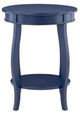 Powell® Rainbow Navy Blue Round Side Table-4