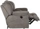 Catnapper® Reyes Graphite Power Reclining Lay Flat Console Loveseat with Storage and Cupholders-4