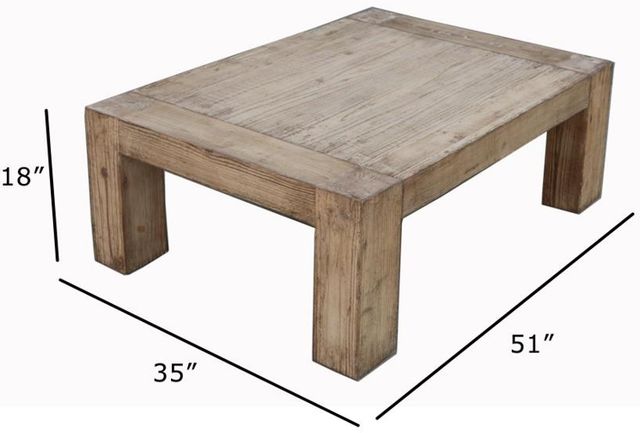 Nest Home Collections Maxwell Old Wood Coffee Table-3