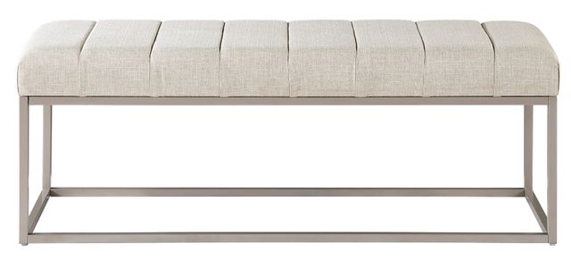 Homelegance® Wendell Beige/Champagne Bench-1