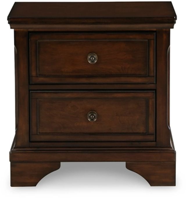 Signature Design by Ashley® Brookbauer Rustic Brown Nightstand-1