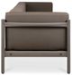 Moe's Home Collection Suri Taupe Plastic Outdoor 3-Seat Sofa-1