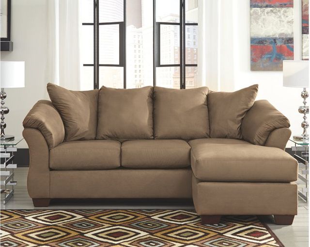 Signature Design by Ashley® Darcy Mocha Sofa Chaise-4