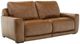 Liberty Furniture Blake Venetian Honey Leather Power Reclining Loveseat with Power Headrest-0