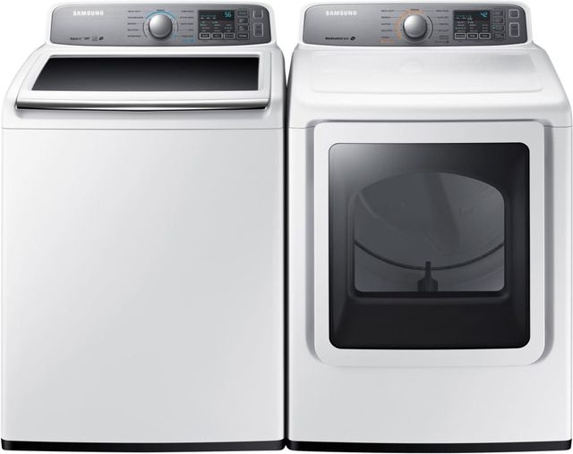 Samsung 7.4 Cu. Ft. White Front Load Gas Dryer-3
