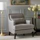 Olliix by Madison Park Signature Grey/Black Collin Arm Chair-4