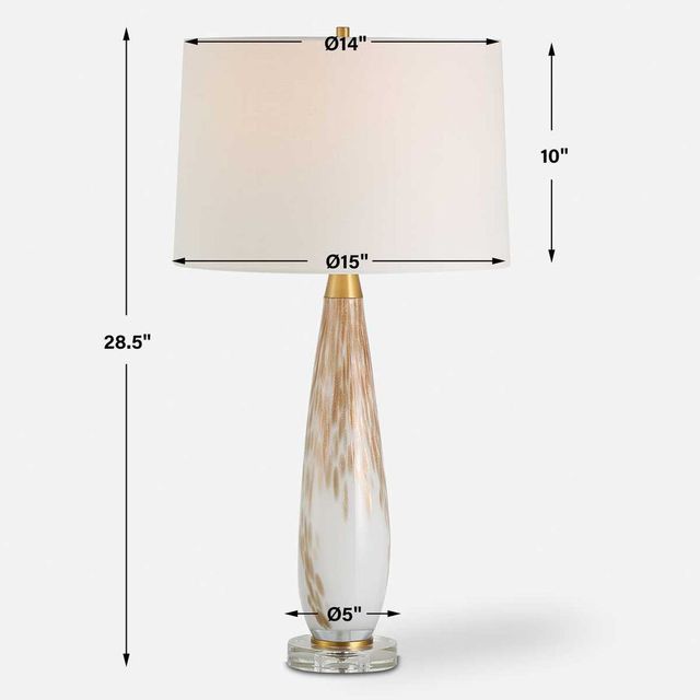 Uttermost® Lyra Metallic Gold Table Lamp-2