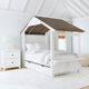 Westwood Design Lodge Cookies/Cream Youth Twin Panel Storage Bed with Full Roof-1