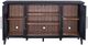 Basset Mirror Fynn Light Natural/Matte Black Server -3