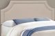 Monarch Specialties Inc. Beige Upholstered Queen Bed with Nailhead Trim-1