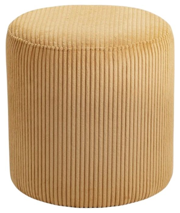 Meridian Furniture Roy Yellow Ottoman-0