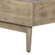 Armen Living Baly Gray Sandblast Summer Queen Platform Bed-3