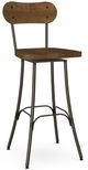 Amisco Customizable Bean Swivel Bar Stool-0