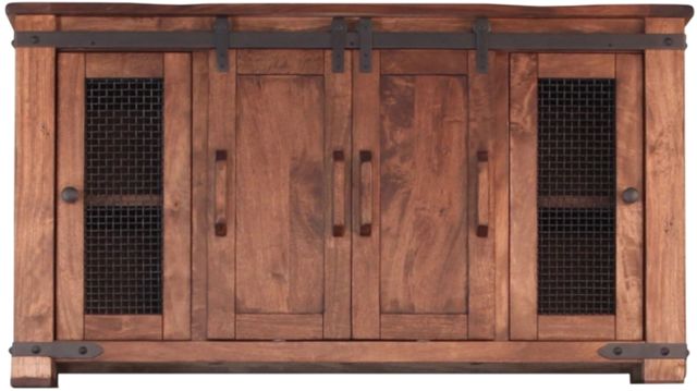 International Furniture Direct Parota Brown 60" TV Stand-0