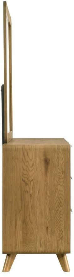 Coaster® Bennett Light Oak Dresser and Mirror Set-4