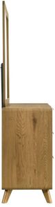 Coaster® Bennett Light Oak Dresser and Mirror Set-4