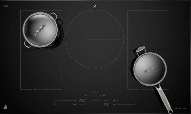 JennAir® Oblivion 36" Black Smart Induction Cooktop with Temperature-Controlled Cooking-1