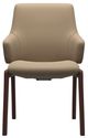 Stressless® by Ekornes® Customizable Laurel Large Low Back Dining Arm Chair with Rounded Legs-1