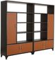 Michael Amini® 21 Cosmopolitan™ 2-Piece Diablo Orange/Umber Bookcase-0