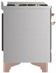Ilve® Majestic III 48" Stainless Steel Pro Style Dual Fuel Natural Gas Range with 8 Burners and Copper Trim-4