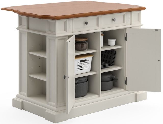 homestyles® Americana White Kitchen Island-4