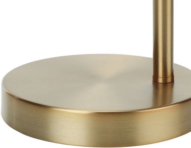 Monarch Specialties Inc. 19"H Gold Metal Table Lamp-2