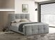 Furniture of America® Merced Light Gray King Panel Bed-1