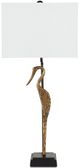 Currey & Company Antigone Antique Brass/Off-White Table Lamp-2