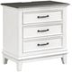 Homelegance® Chesterton Antique White/Dark Brown Nightstand-0