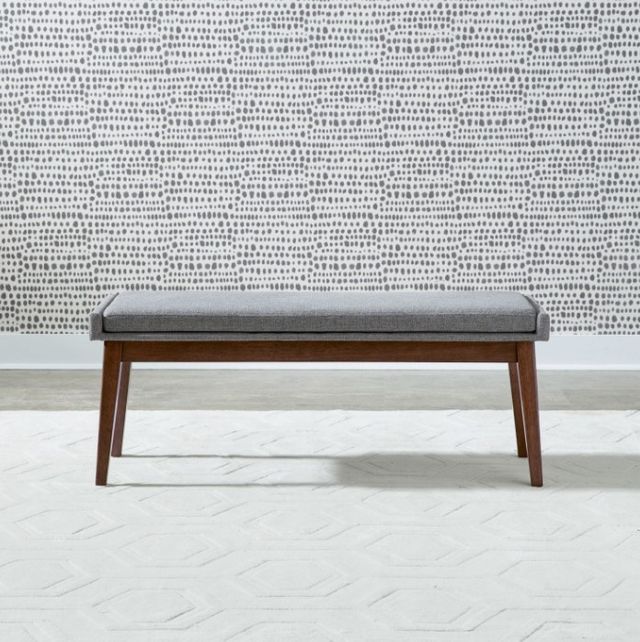 Liberty Furniture Space Savers Gray/Satin Walnut Dining Bench-1