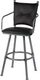 Creation II Swivel Spectator Height Stool with Armrests-1
