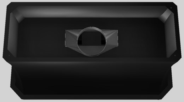 Vent-A-Hood® Designer Series 54" Black Island Range Hood-2