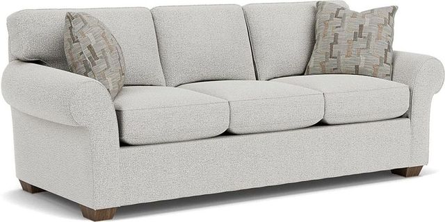 Flexsteel® Vail Silver Glacier Sofa-0