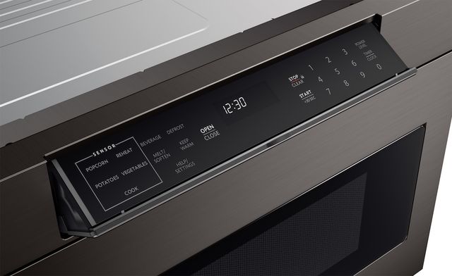 Sharp® 1.2 Cu. Ft. Black Stainless Steel Drawer™ Microwave-2