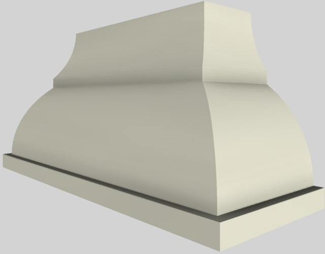 Vent-A-Hood® Designer Series 60" Biscuit Wall Mounted Range Hood-3