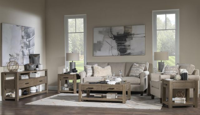 Legacy Classic Hazel Weathered Stone End Table-1