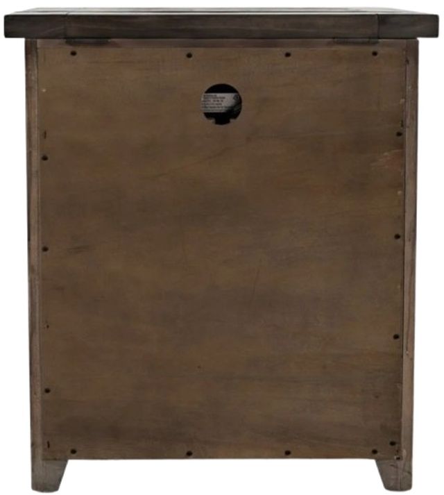 Jofran Inc. Madison County Barnwood Power 25" Nightstand-3