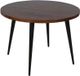 Jofran Inc. Prelude Walnut Round Dining Table with Black Base-0