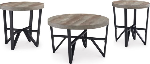 Occasional Table Set of 3 - OVERSTOCK-1