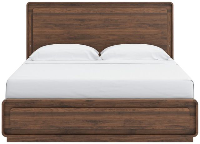 Signature Design by Ashley® Hollinaze Walnut Brown King Panel Bed-2