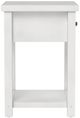 HH2 Home Harmony White Accent Table with Drawer-2